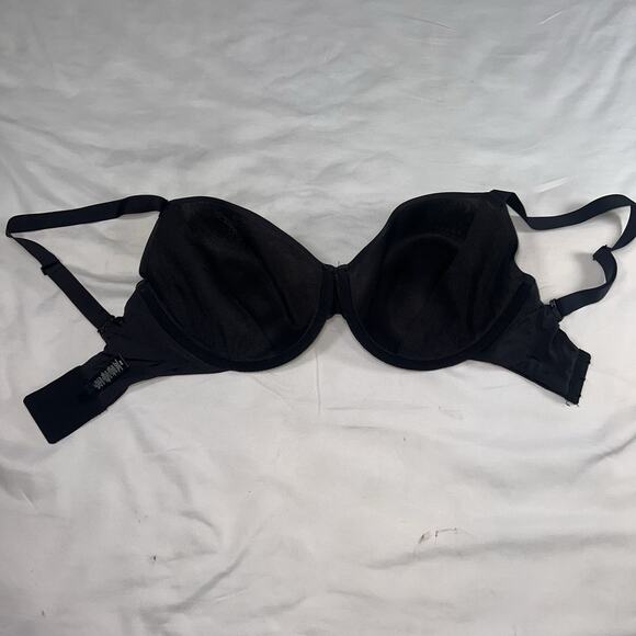 Skims Bra Women Size 34H Black Onyx Full Coverage Support Wire Adjustable Straps - Picture 6 of 13